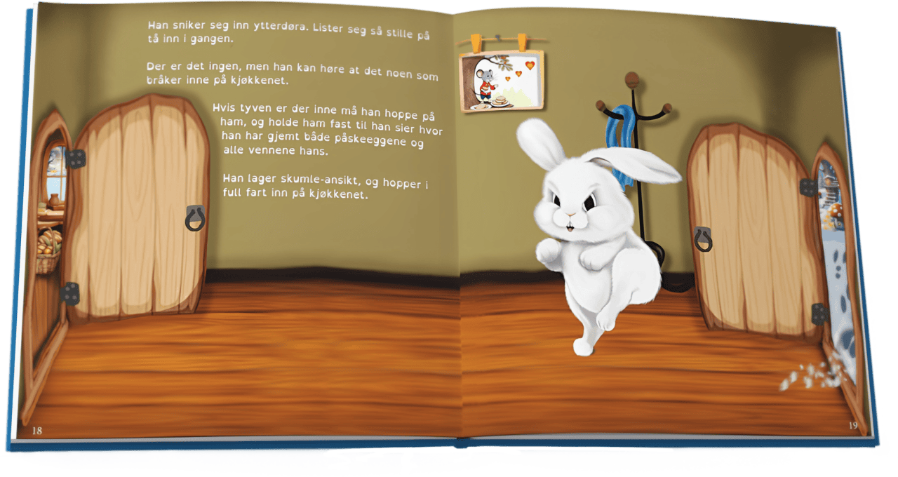 Påskeharen og eggtyven.